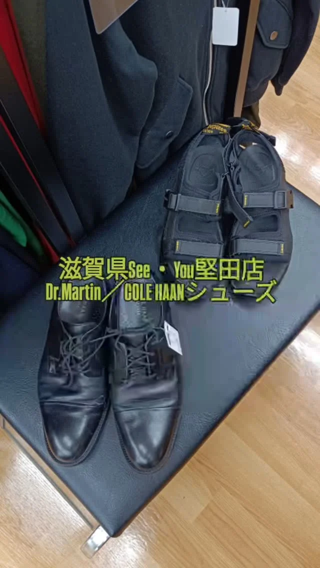滋賀県古着　See・You堅田店👔

当店おすすめのCOLE HAANシューズとDr.Martinのサンダルのご紹介💫

買取もお待ちしております✨️

#おしゃれ古着のseeyou #古着 #drmartin